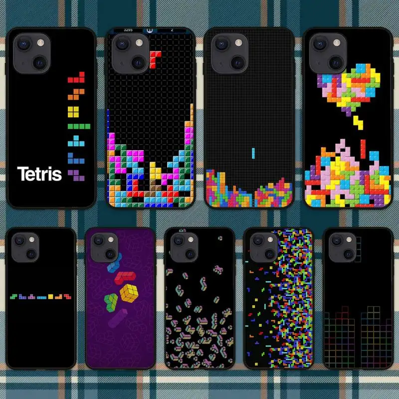 Чехол для телефона RUICHI Game Tetris iPhone 11 12 Mini 13 Pro XS Max X 8 7 6s Plus 5 SE XR |