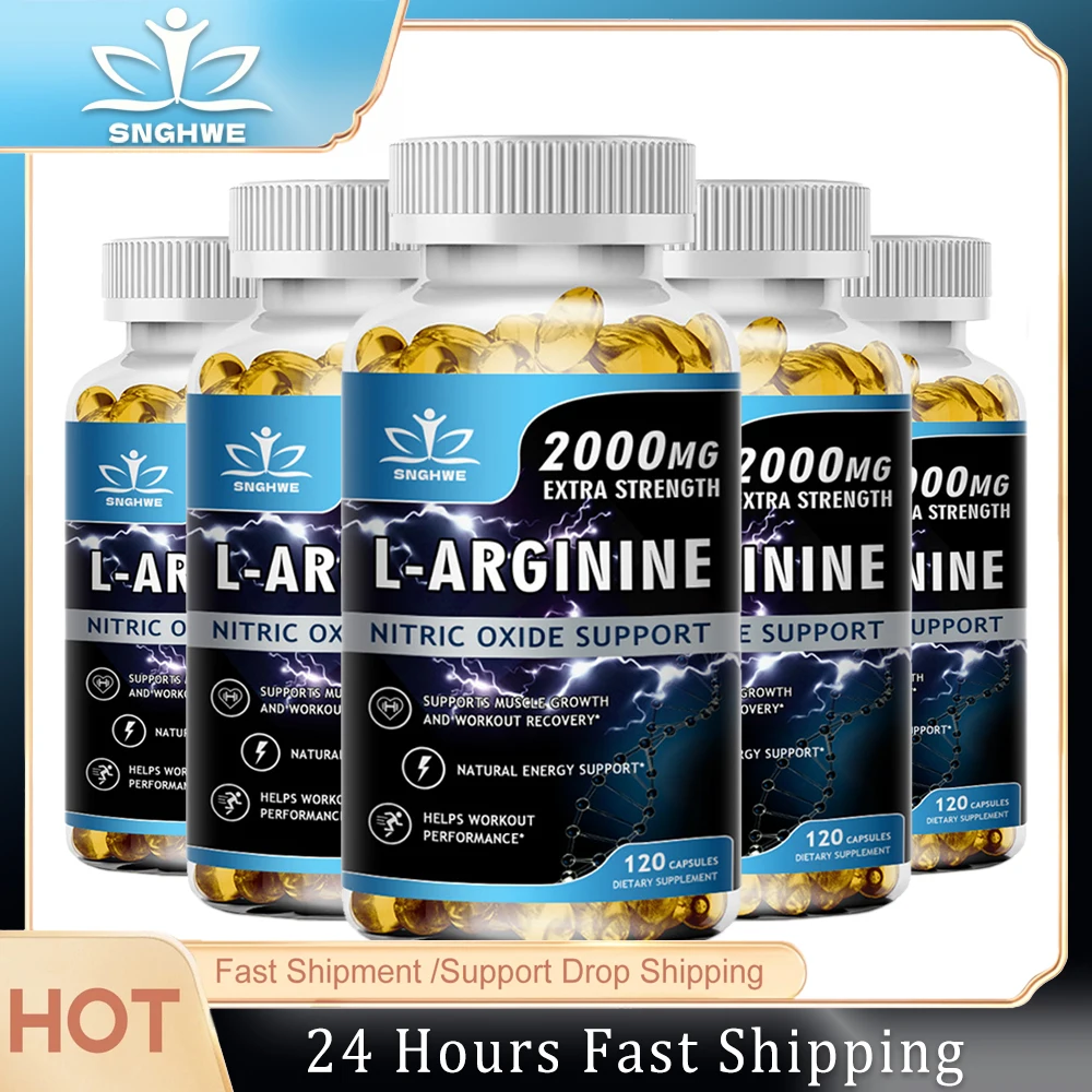 Nuke Nutrition L Arginine Capsules 1500mg - 60 Capsules