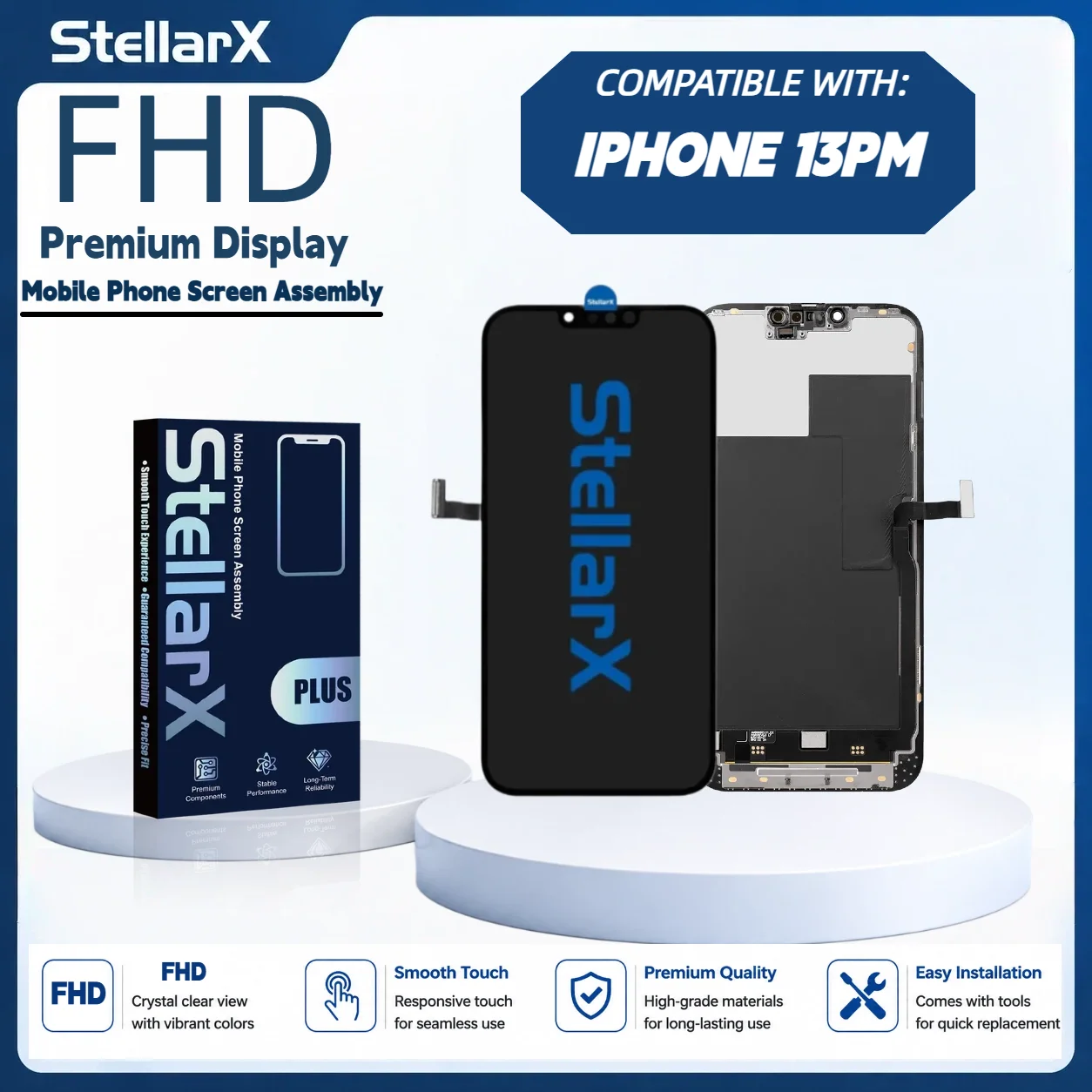 StellarX FHD High Color Gamut Screen Replacement Display