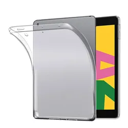 Coque de protection en Silicone souple pour IPad 10.2, 2021, 9e/8e/7e génération, transparente, Anti chute 