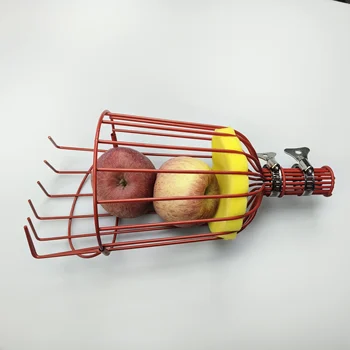 Metal/Plastic Fruit Picker Head Without Pole Fruit Collector Harvest Picking Apple Citrus Pear Garden Hand Tools