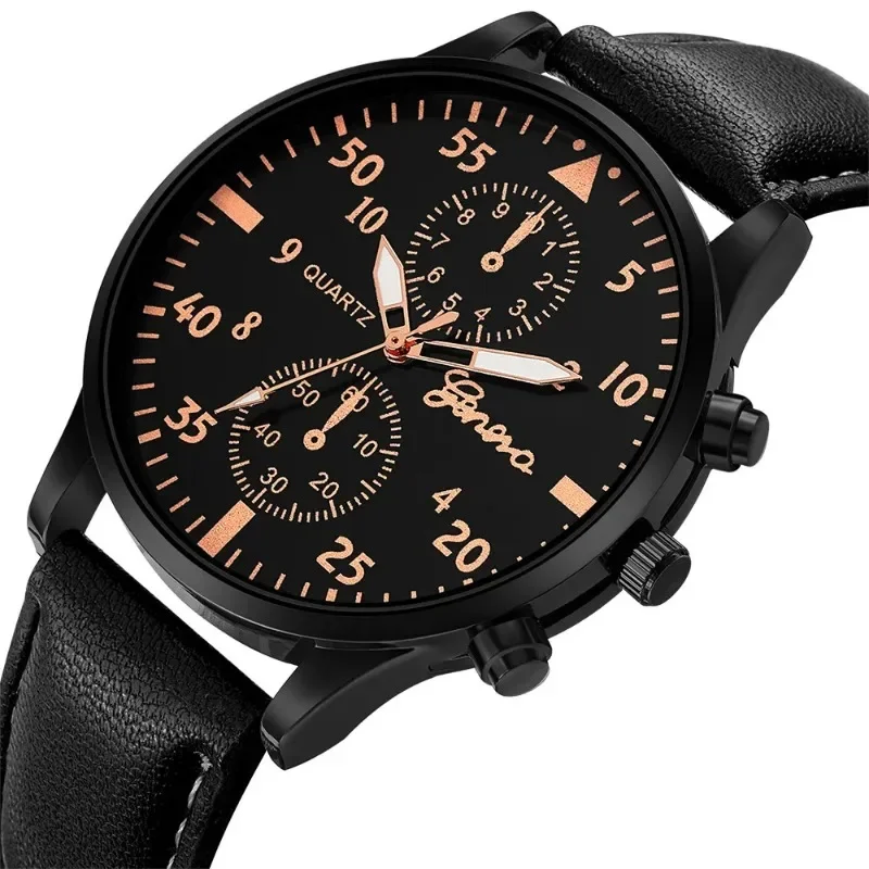 Top Brand Luxury Men's Watch Fashion Watch For Men Sport Watches Leather Casual Wristwatch Reloj Hombre erkek kol saati