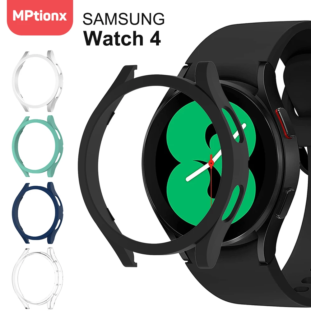 Watch Cover For Samsung Galaxy Watch 4 40mm 44mm,pc Matte Case All-around  Protective Bumper Shell For Galaxy Watch4 - Watch Cases - AliExpress
