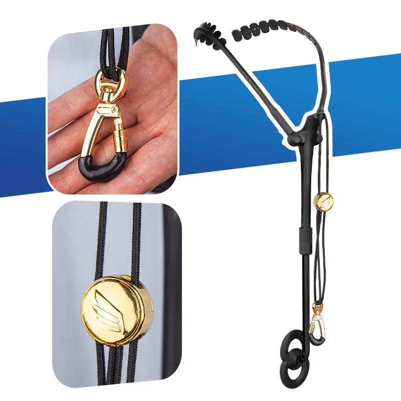 Adjustable Comfort Saxophone Shoulder Strap - Non-Chafing Design for Alto, Tenor, and Treble Instruments