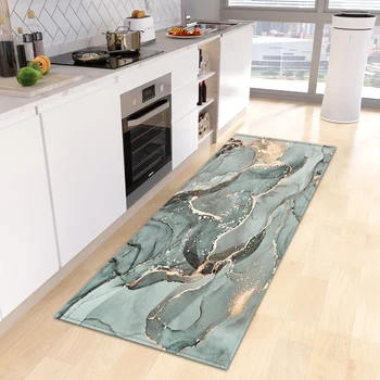 Entrance Doormat Kitchen Carpet Bedroom Floor Balcony Decoration Long Rug Custom Made Home Bath Door Hallway Anti-Slip Foot Mat 13