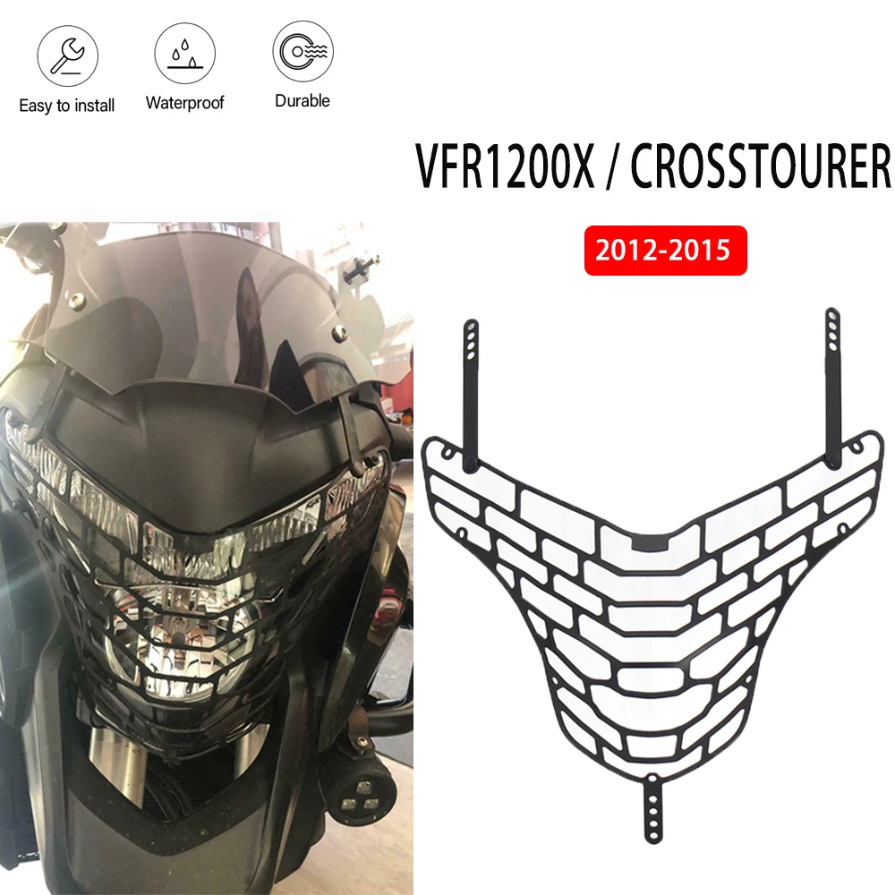 

Headlight Protector Guard Lense Cover For Honda VFR1200X VFR 1200X Crosstourer 2012 2013 2014 2015 Motorcycle Accessories