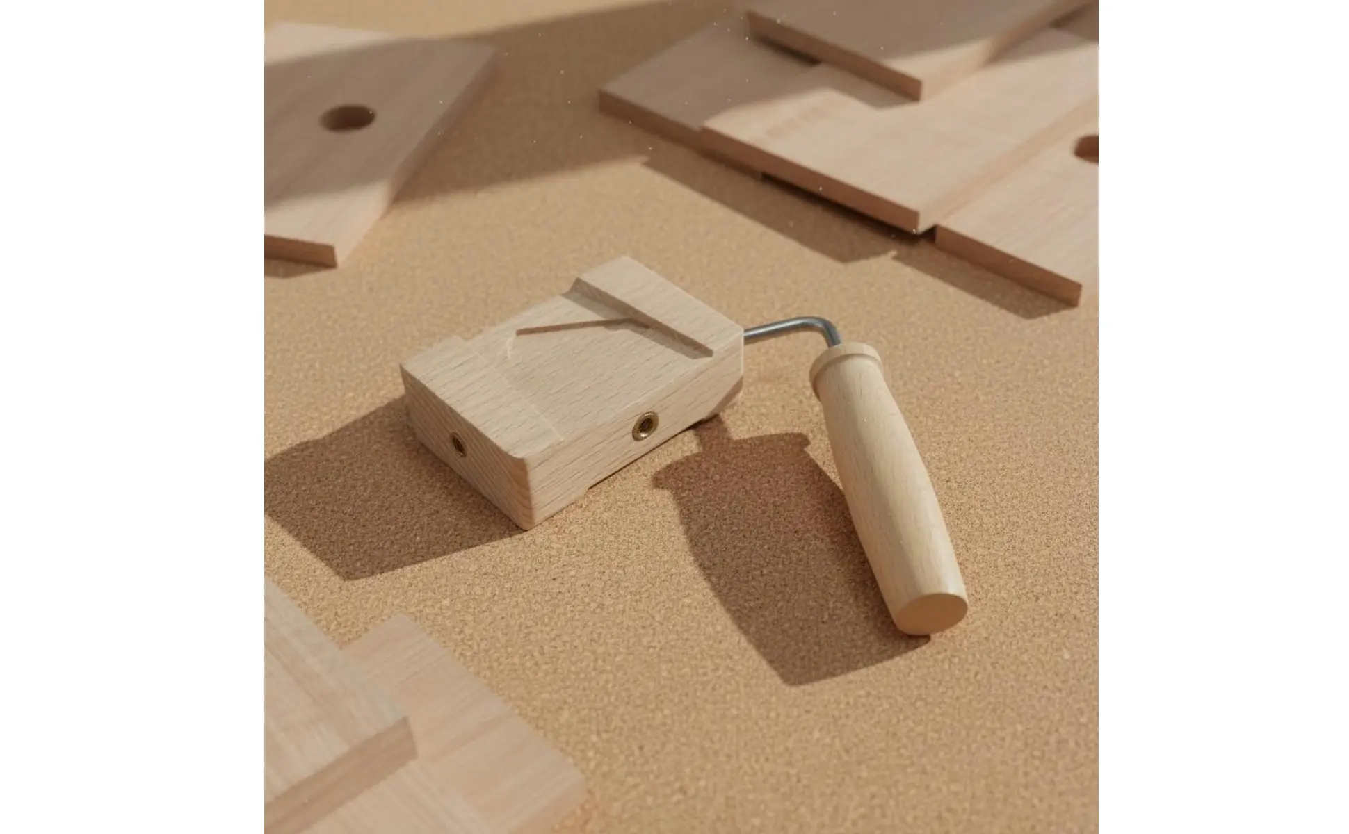 Viola Bridge Fitting Tool Wooden Construction Violin Bridge Fitting Tool for Luthiers Viola Bridge Fitting Tool Wooden Construction Violin Bridge Fitting Tool for Luthiers