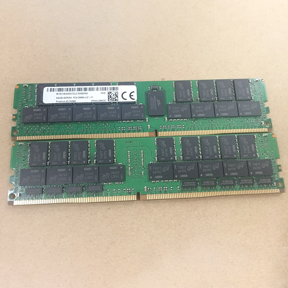 1Pcs For MT RAM 64GB 64G 4DRX4 PC4-2666V DDR4 2666 RECC MTA72ASS8G72LZ-2G6B2SG 6 1Pcs For MT RAM 64GB 64G 4DRX4 PC4-2666V DDR4 2666 RECC MTA72ASS8G72LZ-2G6B2SG - Image 4