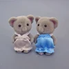 Easter Bunny 1:12 2pcs Furniture Simulation Forest Animal Baby Toy Rabbit Family Dollhouse Character Collection Toys 4.5cm Set 1