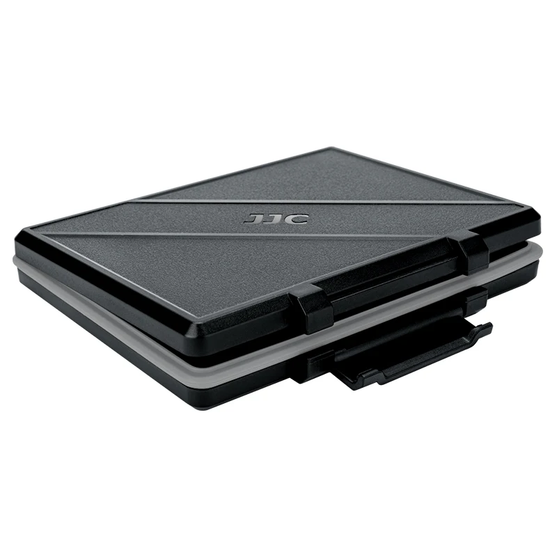 JJC 2.5"Internal Solid State Drive Case SSD Storage Holder Organizer M.2 NVME 2280 Solid State Drive Anti-Static Protection Box,m2 ssd enclosure
