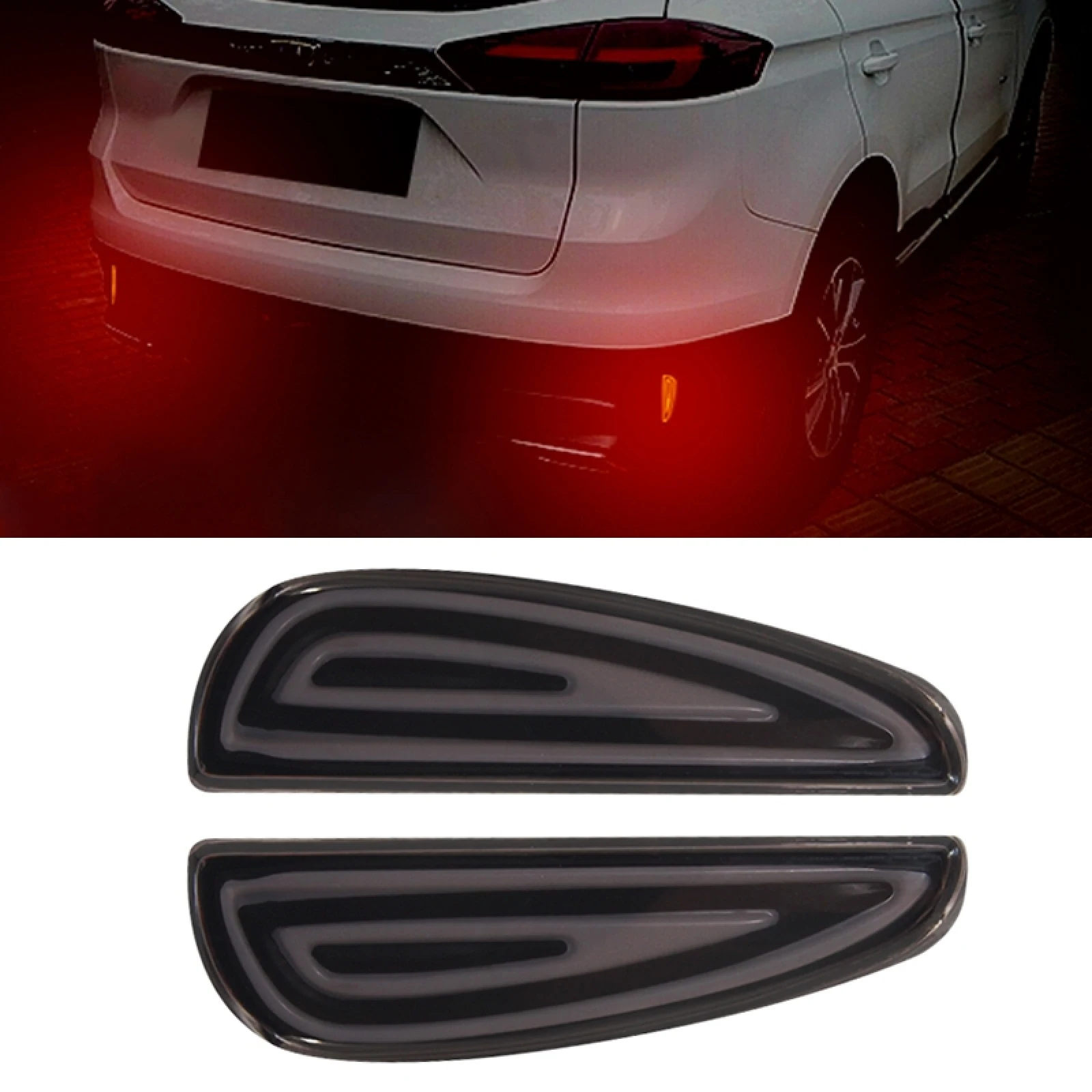 2 Pezzi 3016 2-4W / 12V Luce Paraurti Posteriore Auto Luce Freno Per Geely Boldo X70