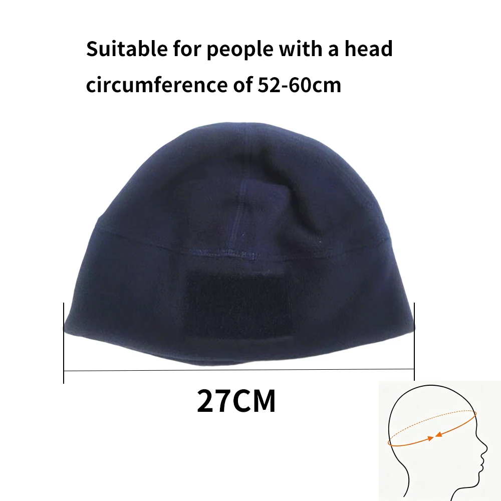 Bonnet tactique anti-vent épais chaud pêche hiver tricot respirant extensible uni