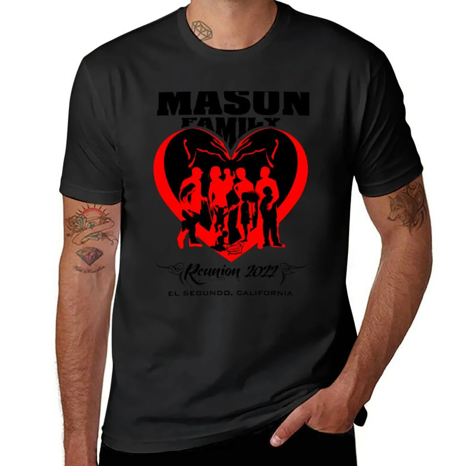 

Mason Family Reunion T-Shirt shirts graphic tees summer tops vintage clothes blank t shirts mens vintage t shirts