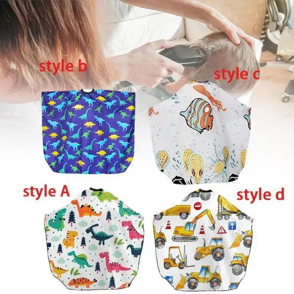 Kids Barber Cape for Kids Hair Cutting Cape for Salon Stylist Hairdressing 4