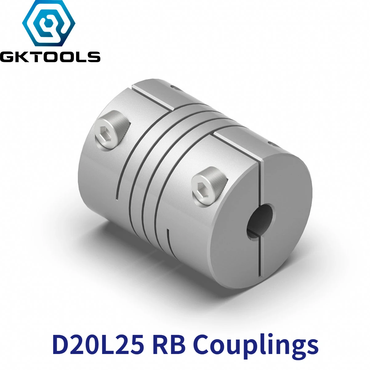 D20L25 Aluminium CNC Flexible Shaft Couplings Coupler Couples OD 20X25mm Bore 3mm to 10mm Stepper Motor 3D Printer Accessories for shaft coupler,flexible coupling,shaft connector
