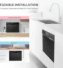 Countertop Dishwasher, Energy Star Portable Dishwasher, 6 Place Settings & 8 Washing Programs, Speed, Baby-Care, ECO& Gl 3