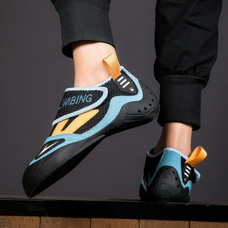 Breathable Non-slip Rock-Climbing Bouldering Professional Rock-Climbing Shoes Man Outdoor Sports Shoes Children's Climbing