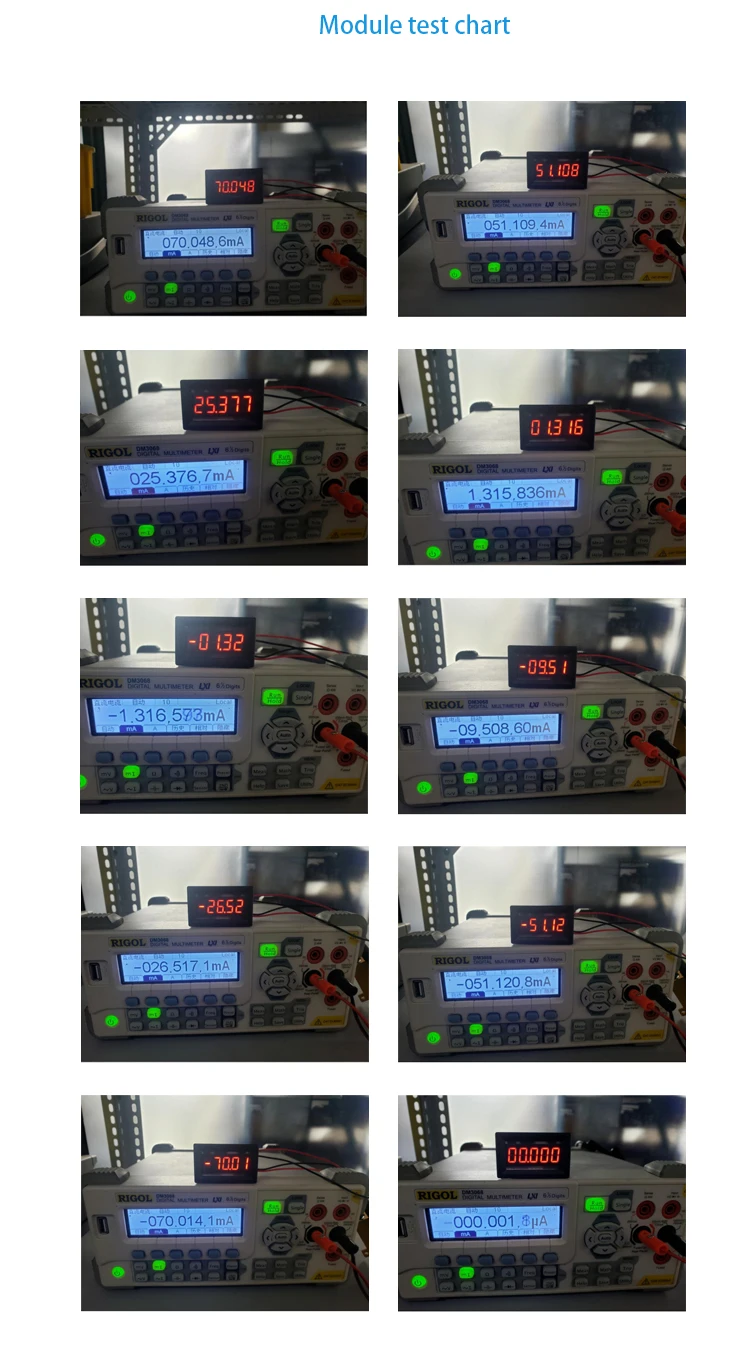 5-bit high-precision DC digital display digital milliamp microampere ammeter hea