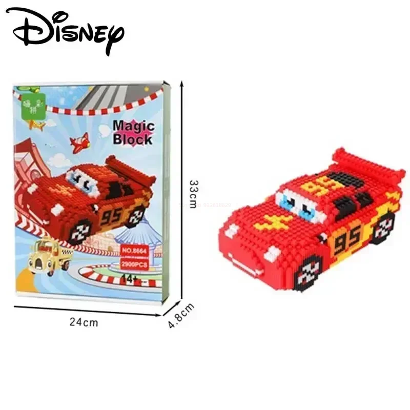 

Disney Pixar Cars 3 Cartoon Diamond Building Blocks Lightning Mcqueen Cute Diy Model Connection Mini Bricks Car Blocks Toy Gifts