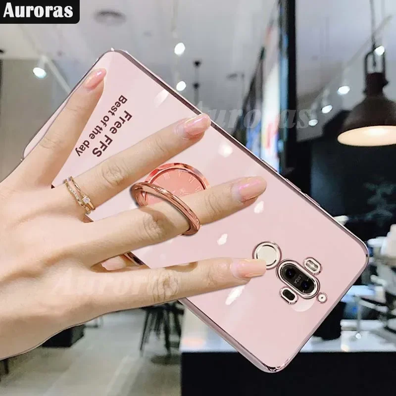 Auroras 30 5G Case With Finger Ring Plated Bezel Soft Shell For Infinix Zero 20 Ultra Shockproof Cover_voghion.com