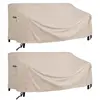 New Beige 600D Outdoor Sofa Chair Cover with Handle Garden Waterproof Wind-Proof Anti-UV Against dust Rain Snow Protection Cover 1