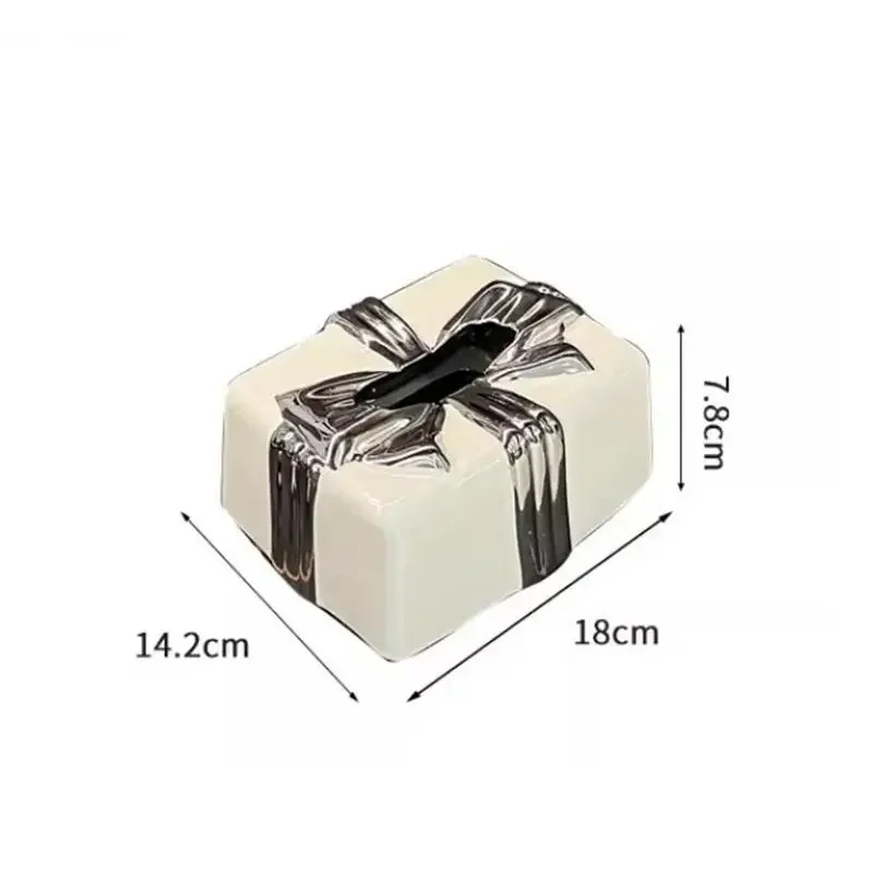 

Holder Ceramic Paper Rectangular Storage Tissue Organizer Towel Boxes Box Napkin