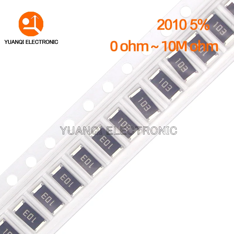 50 шт. 2010 5% 3/4 Вт SMD резистор 0R - 10M 0 10 100 220 330 470 Ом 0R 10R 100R 220R 470R 1K 2,2 K 4,7 K 10K 47K 100K 220K 470K 1M