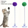 Interactive Cat Toy with Plush Ball and Spring Mechanism, Cute High Elasticity Pet Supplies, Multi-purpose Cat Toy for Home Use