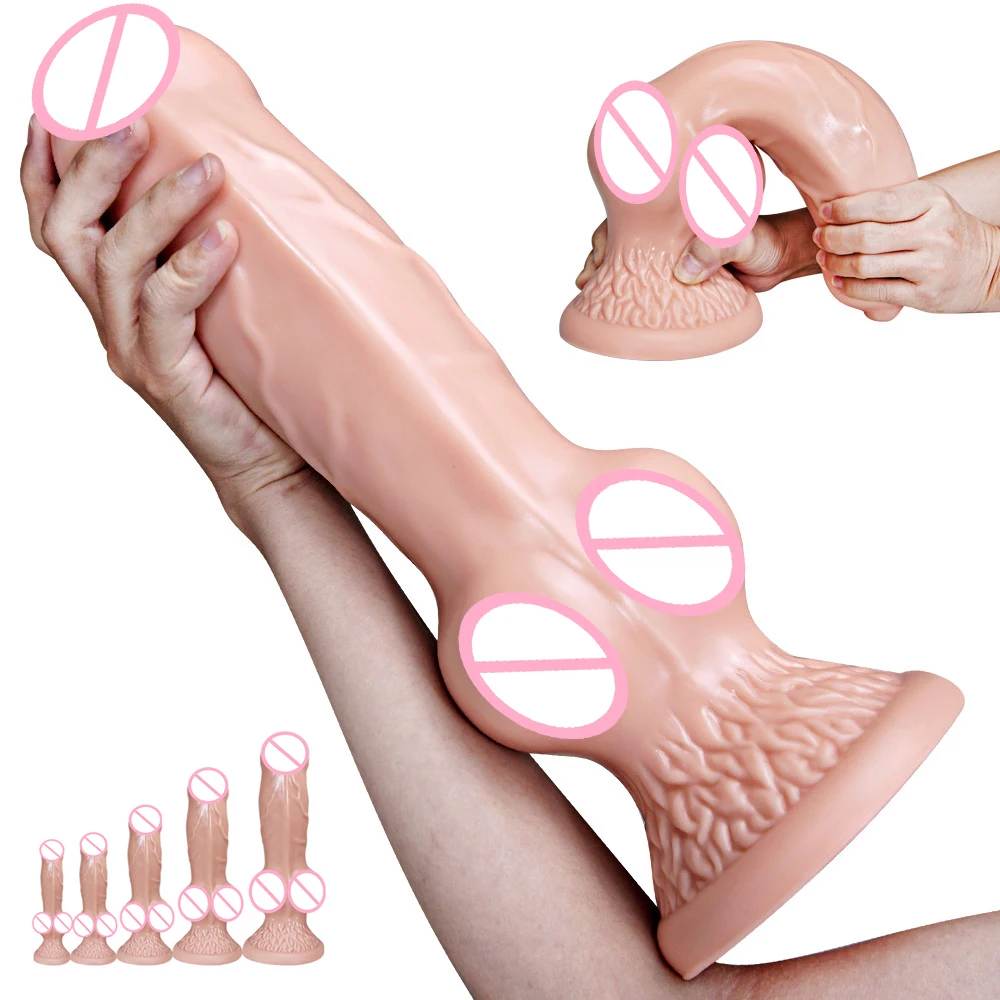 Sex Toys Big Silicone Animal Dildo Anal Plug Penis Realistic Dog Knot Dildos Female Masturbator Adult Supplies
