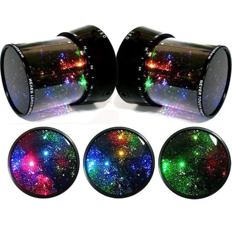 ZK40 Creative 3D LED Starry Night Sky Projector Lamp Stars light/Battery Powered LED Room Decorative Table Night Lamp