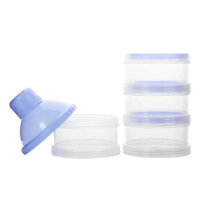 4/5 Grid Portable Milk Powder Formula Dispenser Container Storage Essential Cereal Boxes Toddle Baby Snacks Food Storage Box milk powder storage box