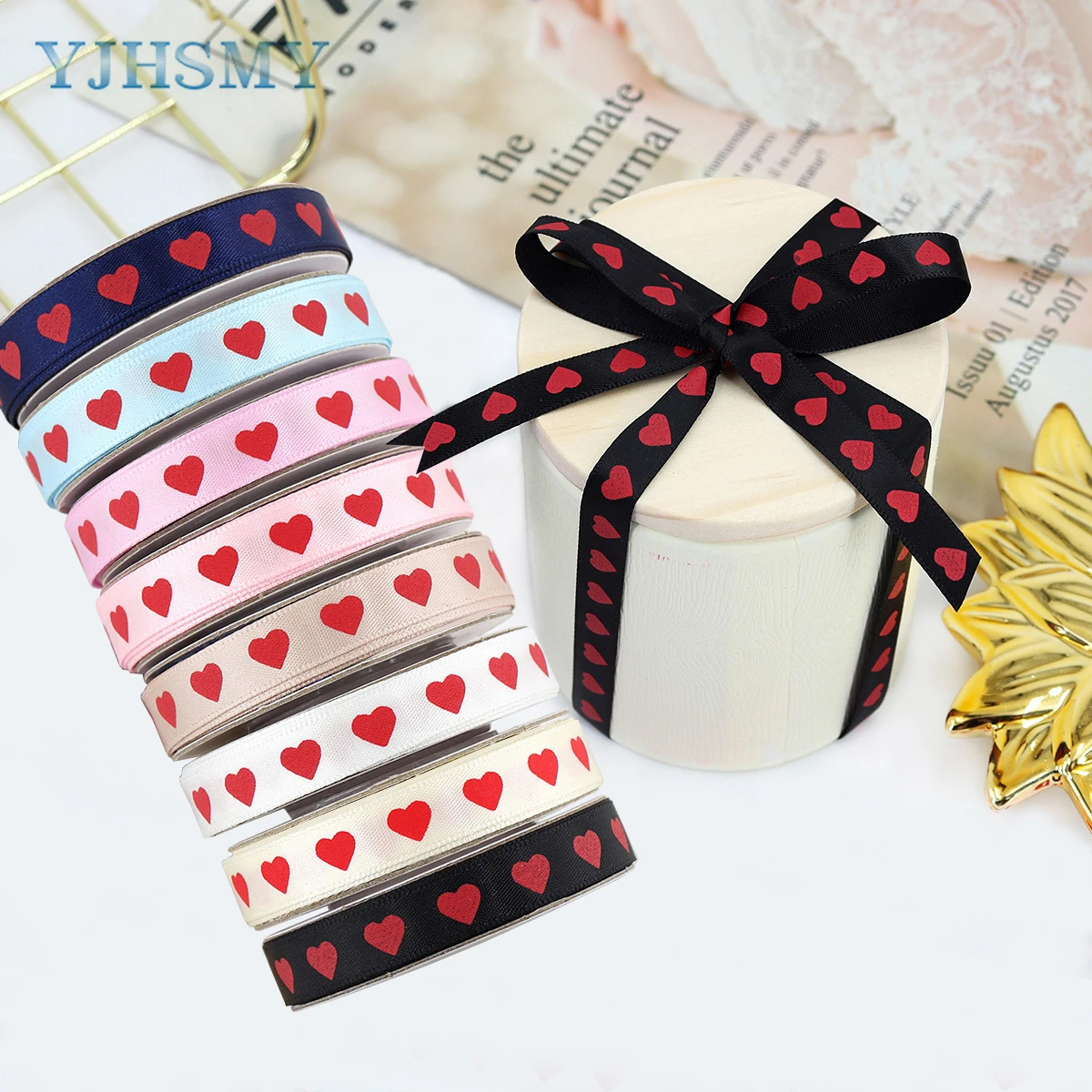 Red Ribbon for Valentines Day Decorations, Ribbons for Crafts Love Ribbon,  Red Heart Ribbon for Gift Wrapping Valentine Ribbon - AliExpress