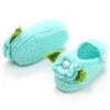 Handmade Newborn by Infant Boys Girls Crochet Knit Toddler Shoes 4