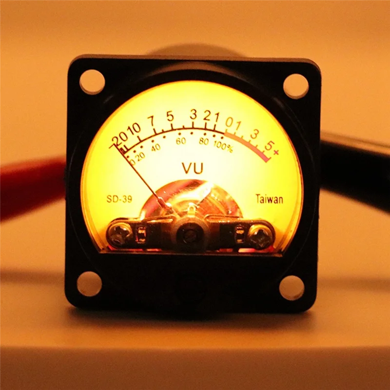 SD-39 Analog Panel 35Mm VU DB Meter Power Amplifier Music Spectrum Analyzer Audio Level Meter W/ Backlight Driver Board