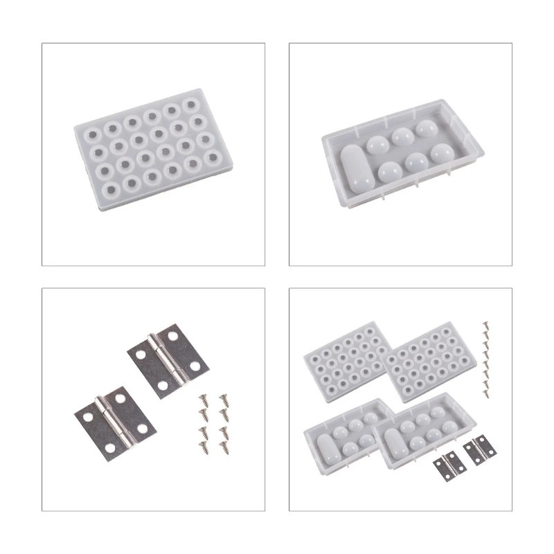 

517F Family Party Board Games Silicone Mold Mancala Stone Epoxy Casting Molds
