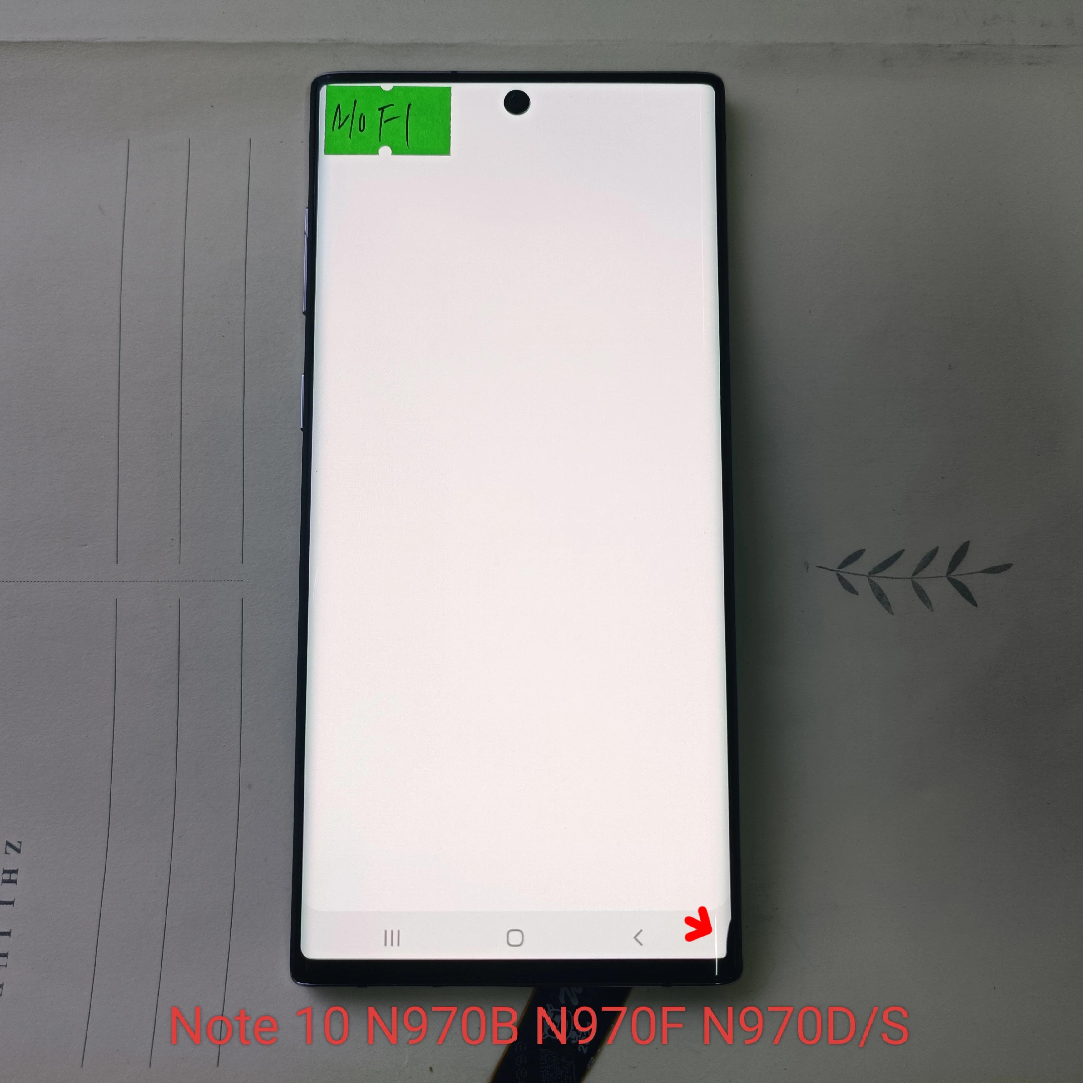 

AMOLED материал Galaxy Note 10 SM-N9700 N970F N970D N970B/S LCD модель Интеллектуальный изогнутый экран