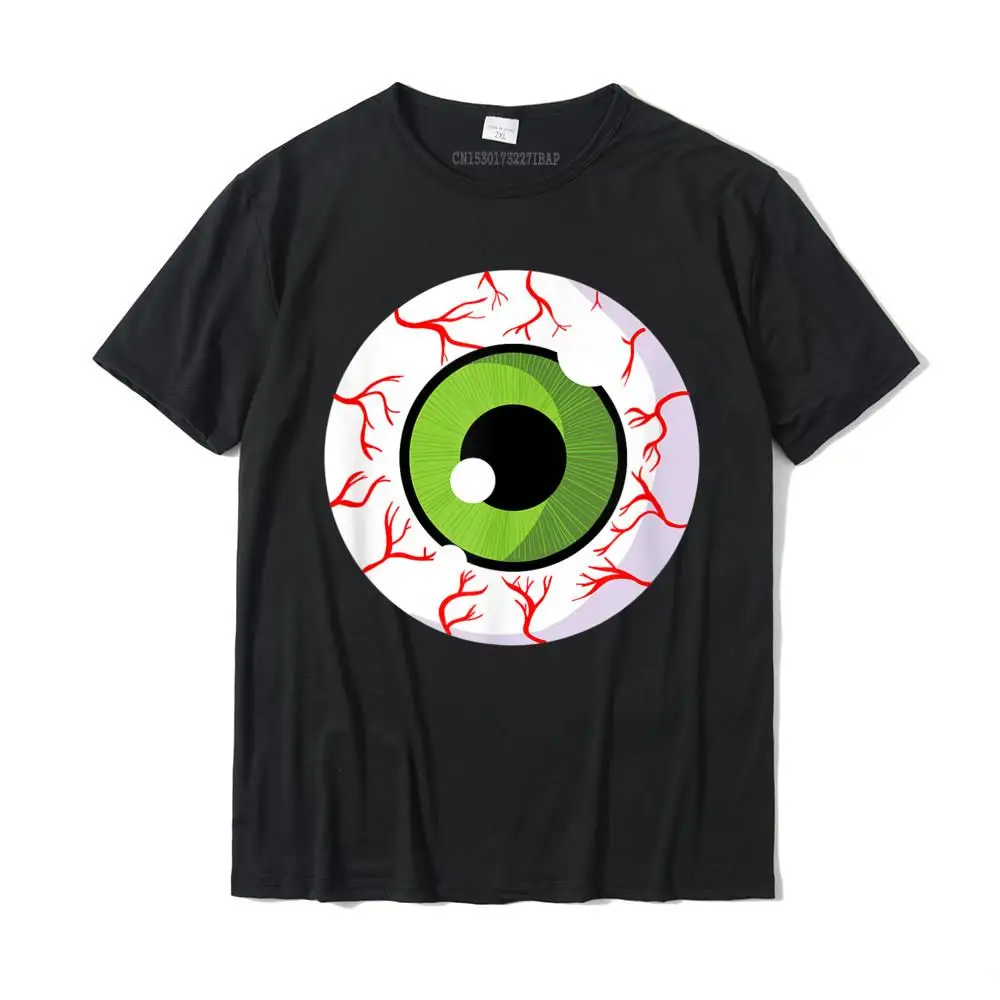 

Spooky Scary Eyeball Funny Halloween Eyeball T-Shirt Brand Men Tshirts Cotton Tops & Tees Europe