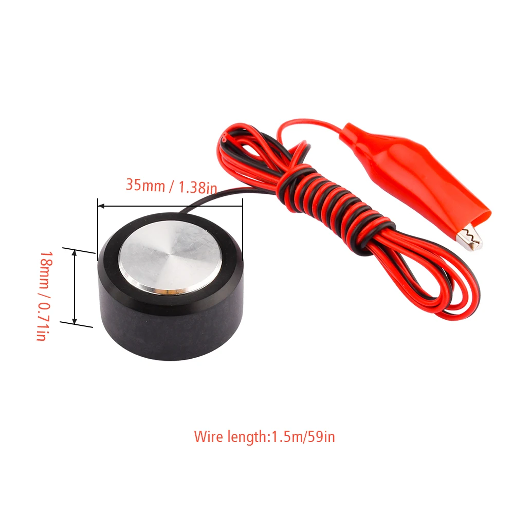 1Pc Z Axis Router Milling 35mm Zero Check Touch Plate Setting Knife Block Probe Sensor CNC Engraving Machine CNC Tools for Mach3 wood router machine cnc engraving machine parts