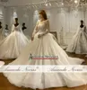 Customized NS4331 Simple Beading Bridal Gown 2