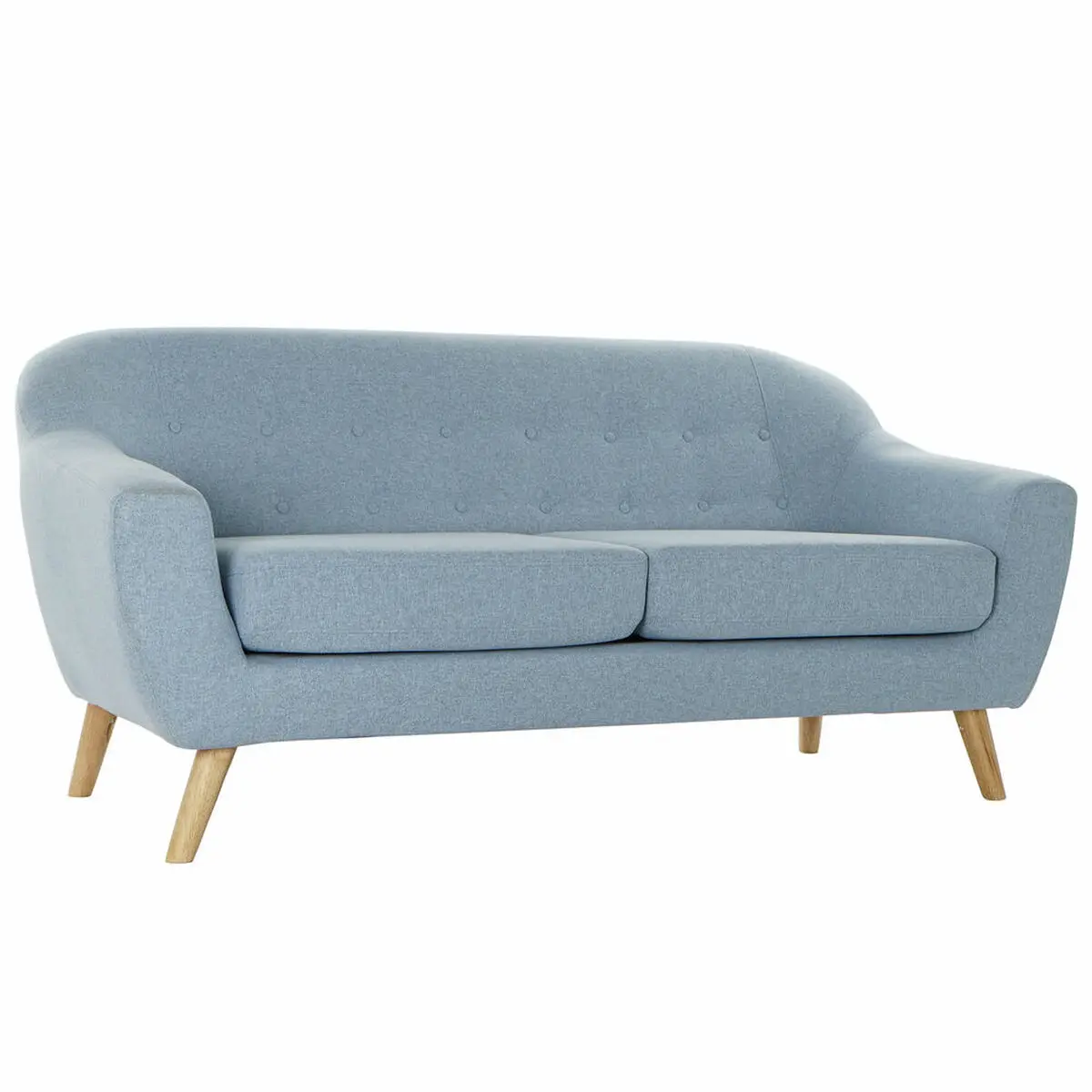 3 Seater Sofa Dkd Home Decor Polyester Rubber Wood Sky Blue 172 X 80 X 81 Cm Aliexpress