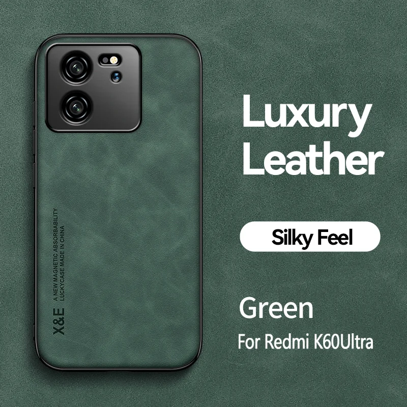Luxury Magnetic Leather Soft Phone Case - Premium Back Cover