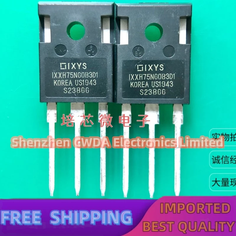 

10PCS-20PCS IXXH75N60B3D1 IGBT 600V 75A TO-247 In Stock Can Be Purchased