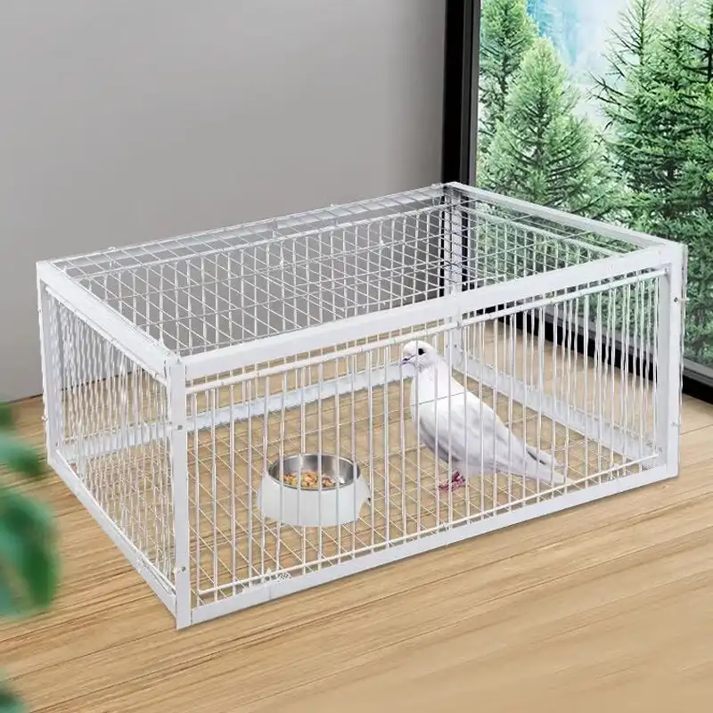 2Door Auto Trap Bird Cage Rabbit Cage Mouse Cage Entry Only and No Exit Thickened and Encrypted Automatic Pigeon Collecting Tool - Image 2