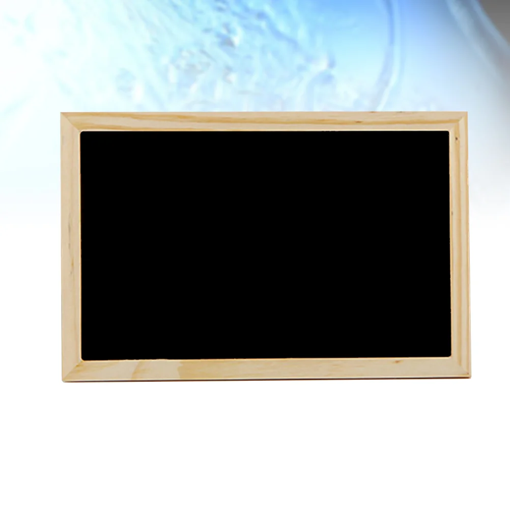 

Декоративная настольная Двухсторонняя доска для сообщений, минидоска, знаки, Бамбуковая деревянная стираемая стена