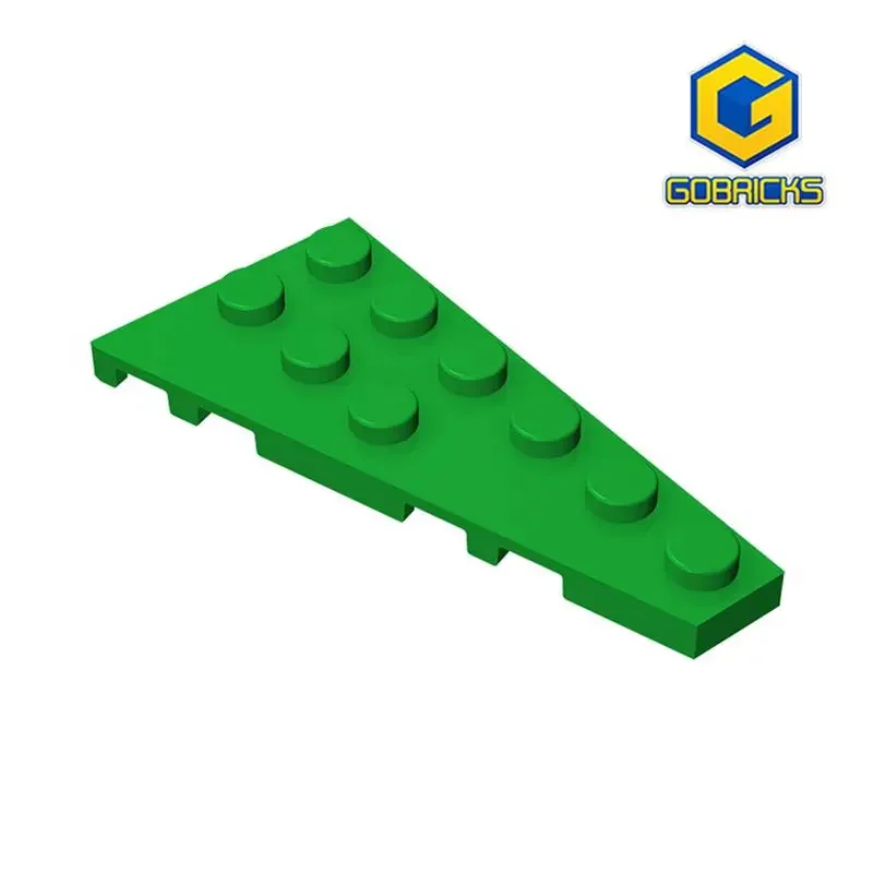 Gobricks Gds-550 Cuneo, Piastra 6X3 Destra Compatibile Con Lego 54383 Pezzi Di Blocchi Di Costruzione Fai Da Te Per Bambini Tecnici