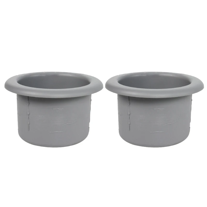 

2pcs Cup Holder Insert Plastic Table Cup Holder Couch Cup Holder Insert Black Car Drinks Holder Insert for Sofa Couch