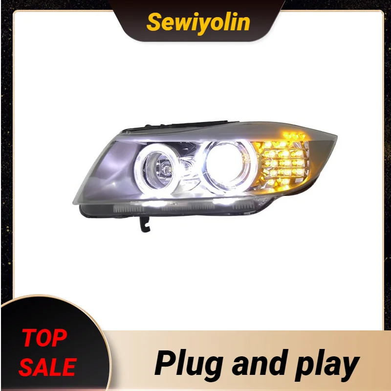 

Автомобильные аксессуары для BMW 3 серии E90 2003-2009, фары в сборе, лампа дневного света, сигнал DRL, подключи и работай в дневное время