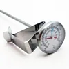Milk Frothing Thermometer Stainless Steel Temperature Monitor 0℃~100℃/40℉~220℉ for Coffee Milk Froth Chocolate Cappuccino Food 4