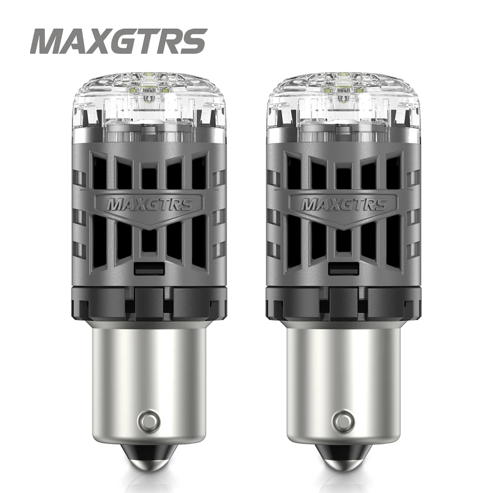 Enhanced Amber Yellow LED Turn Signal Light Bulbs - Pack of 2, No Hyper Flash or Error