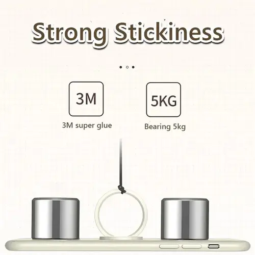 Finger Ring Phone Holder Colorful Stand Grip for Car Magnetic Mount Mobile Phone Back Sticker 360 Rotating Holder Bracket iphone - Image 4